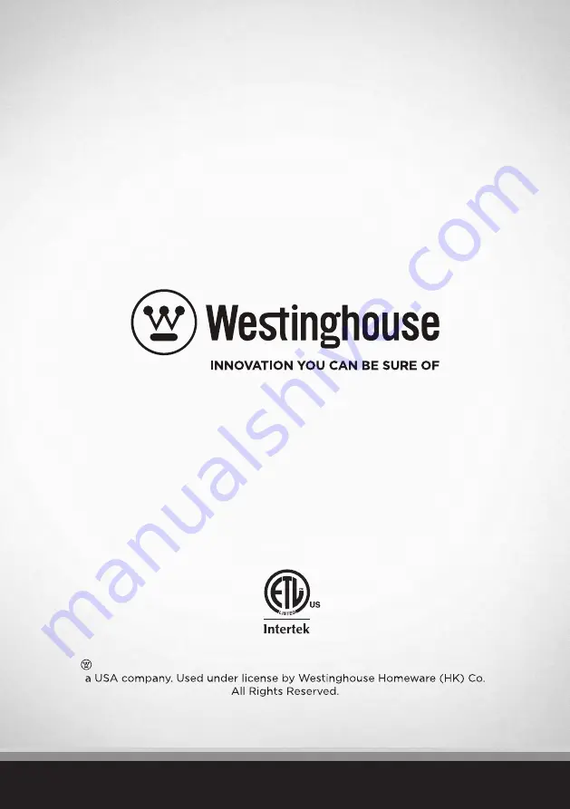 Westinghouse WSFCKTD2 Скачать руководство пользователя страница 28