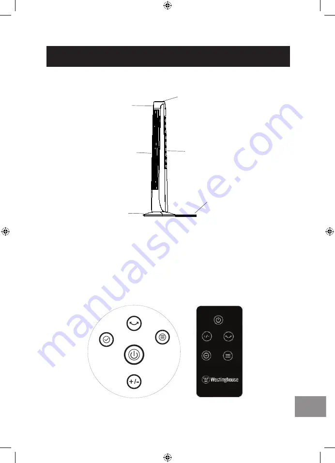 Westinghouse WSFTDXS36BK Instruction Manual Download Page 9