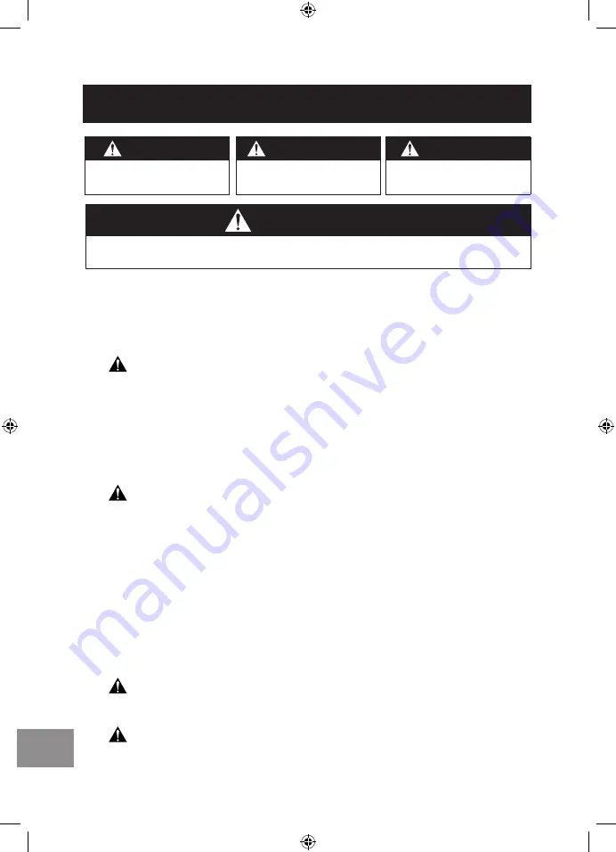 Westinghouse WSHUJ2158B Instruction Manual Download Page 4