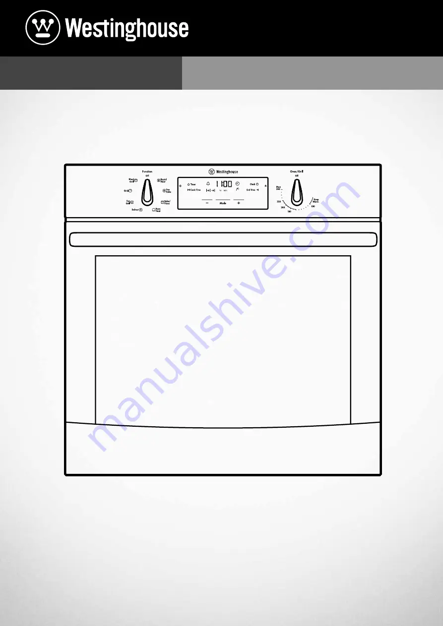 Westinghouse WVE606 User Manual Download Page 1