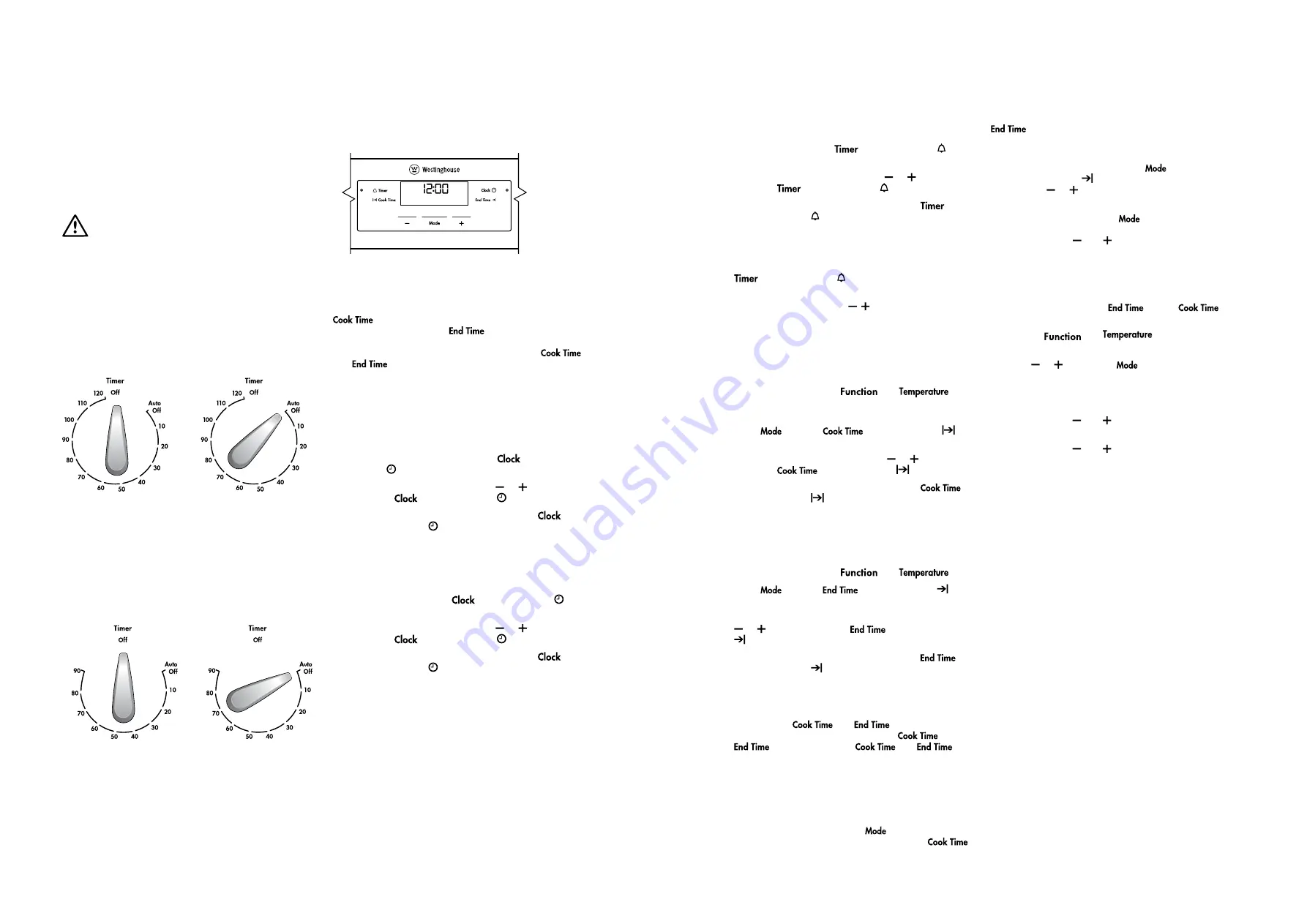 Westinghouse WVG613S User Manual Download Page 6