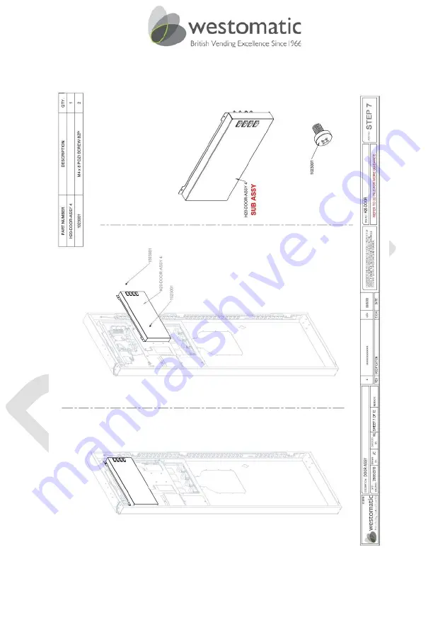 Westomatic H2O Hydration Station Azure Mk4 Скачать руководство пользователя страница 111