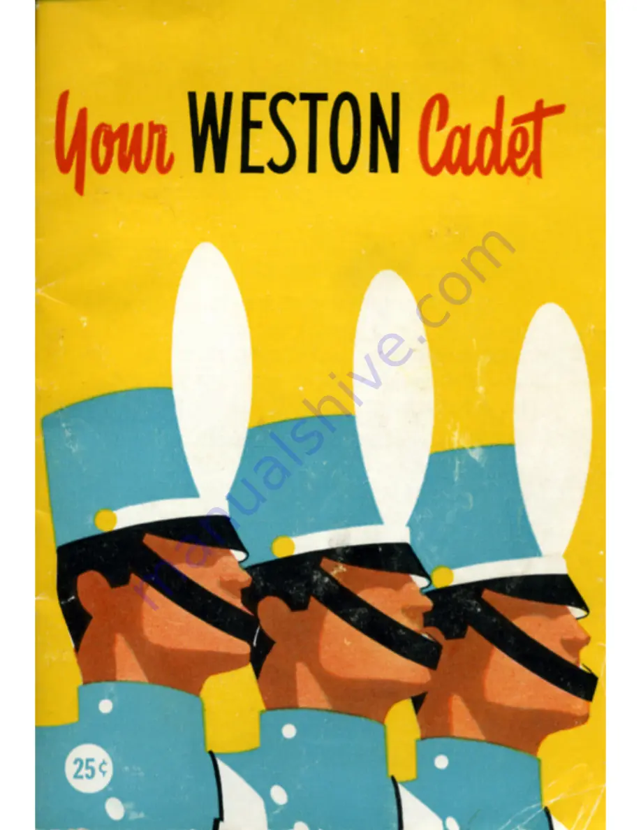 Weston Cadet 852 Manual Download Page 1