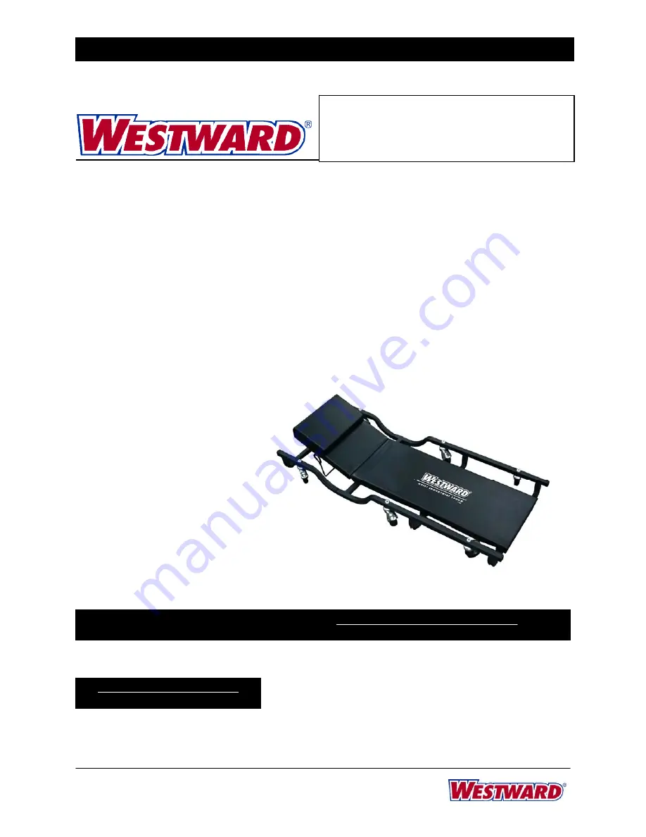 Westward 1YEU2 Operating Instructions And Parts Manual Download Page 4