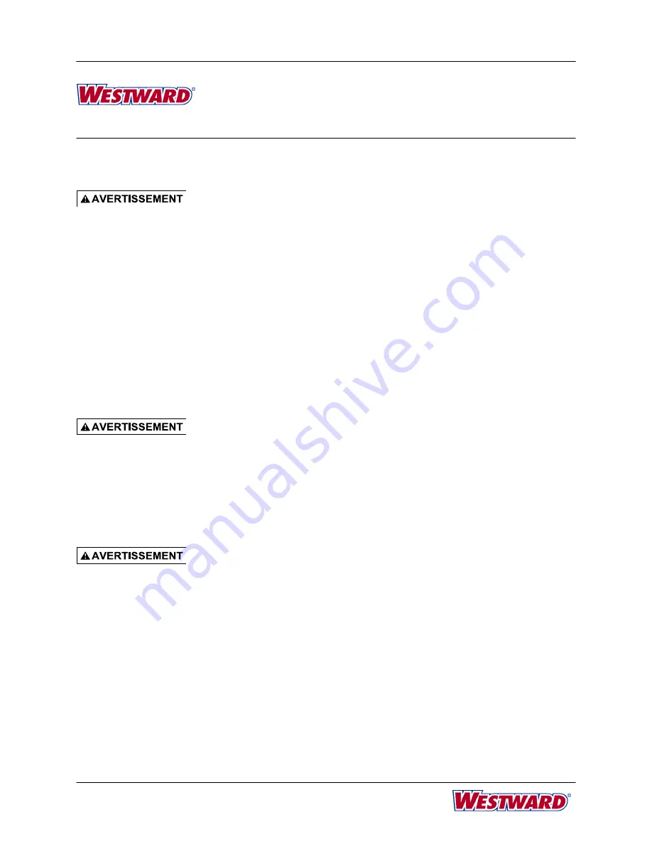 Westward 21A466 Operating Instructions Manual Download Page 34