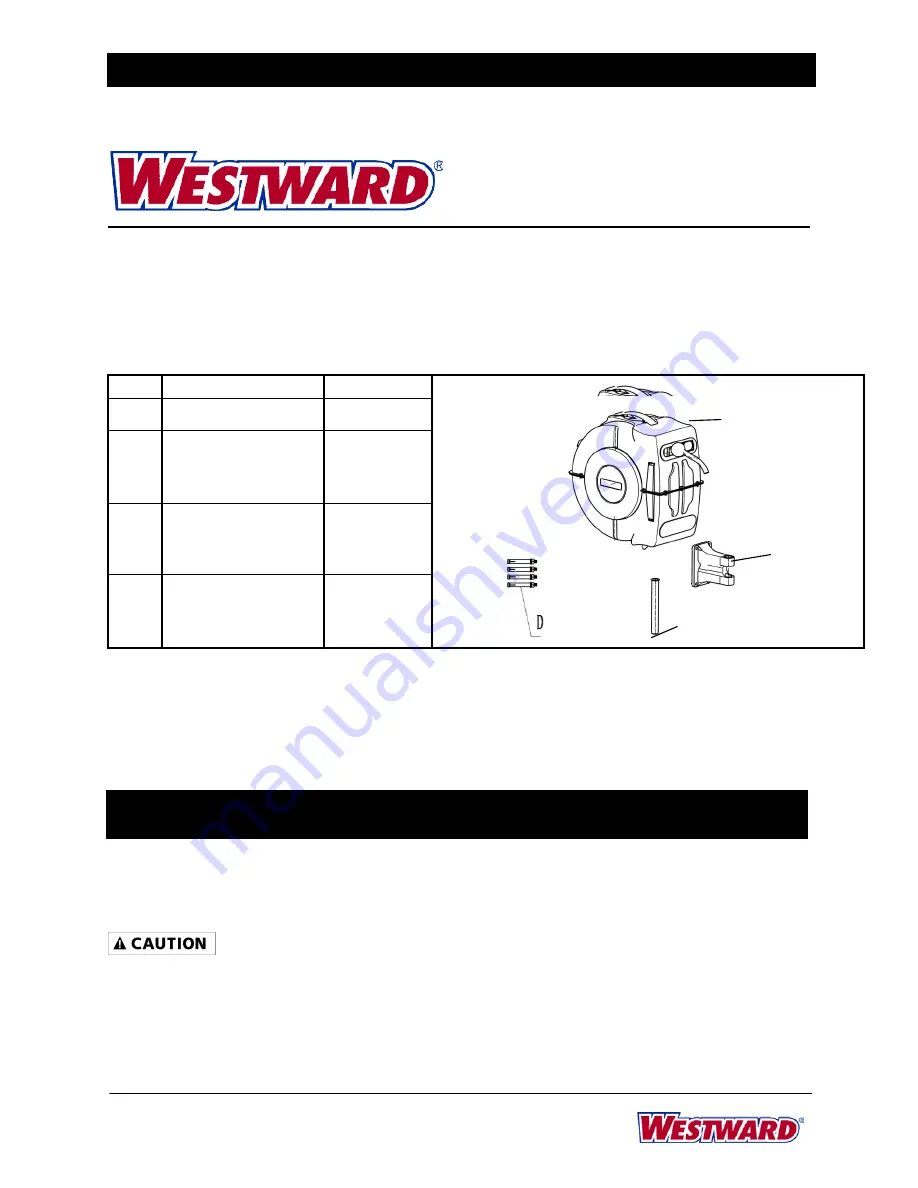 Westward 24AD42 Operating Instructions And Parts Manual Download Page 1