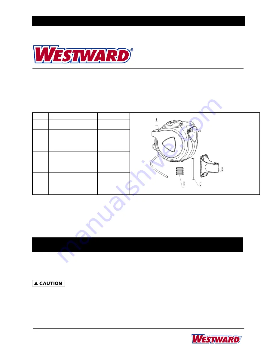 Westward 24AD43 Скачать руководство пользователя страница 1