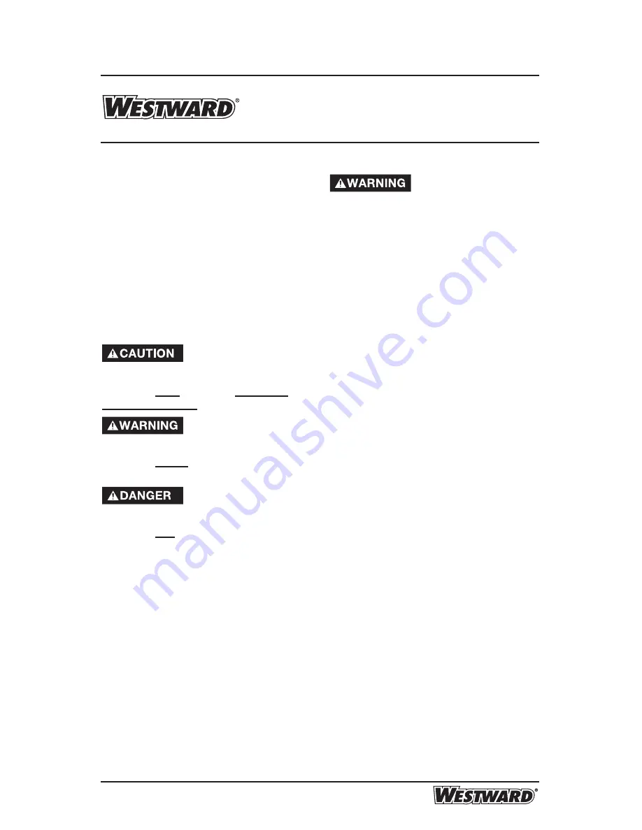 Westward 3JR70A Скачать руководство пользователя страница 2