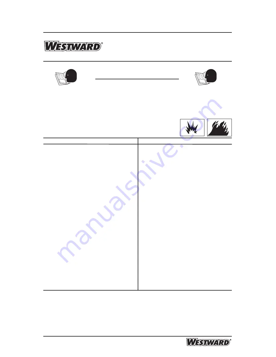 Westward 3JR70A Operating Instructions And Parts Manual Download Page 3