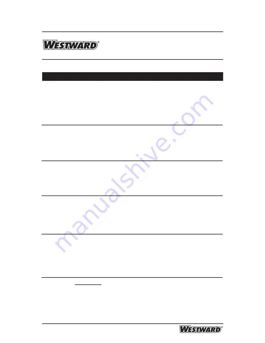 Westward 3JR70A Operating Instructions And Parts Manual Download Page 47