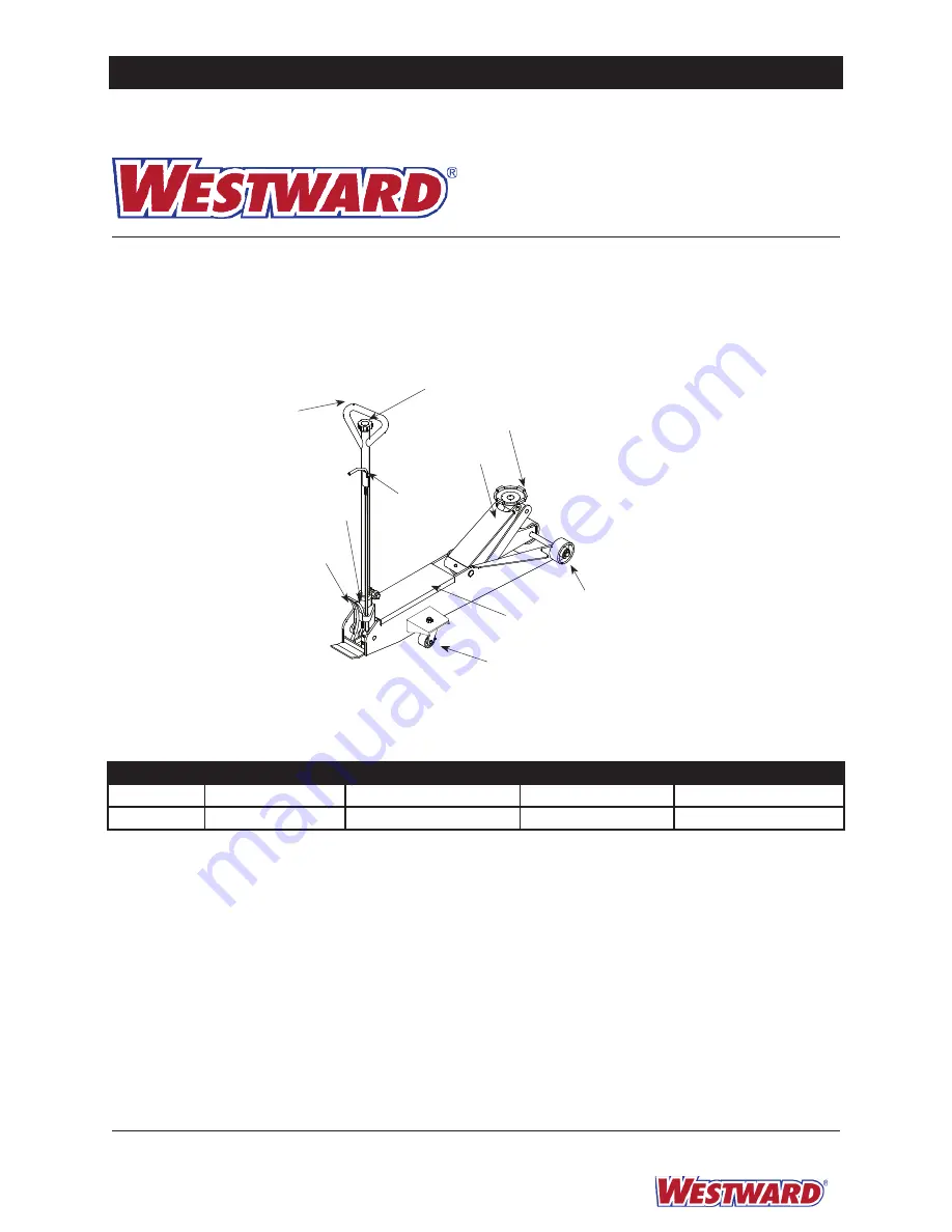 Westward 5ML69C Operating Instructions And Parts Manual Download Page 1