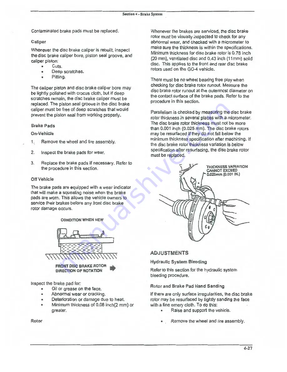 Westward THE INTERCEPTOR BT-57 Shop Manual Download Page 57