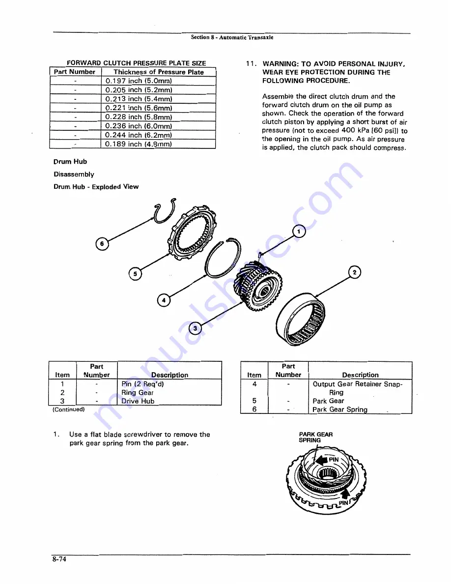 Westward THE INTERCEPTOR BT-57 Shop Manual Download Page 208