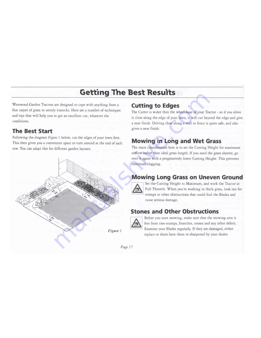 Westwood S1300/36 Operator'S Manual Download Page 19