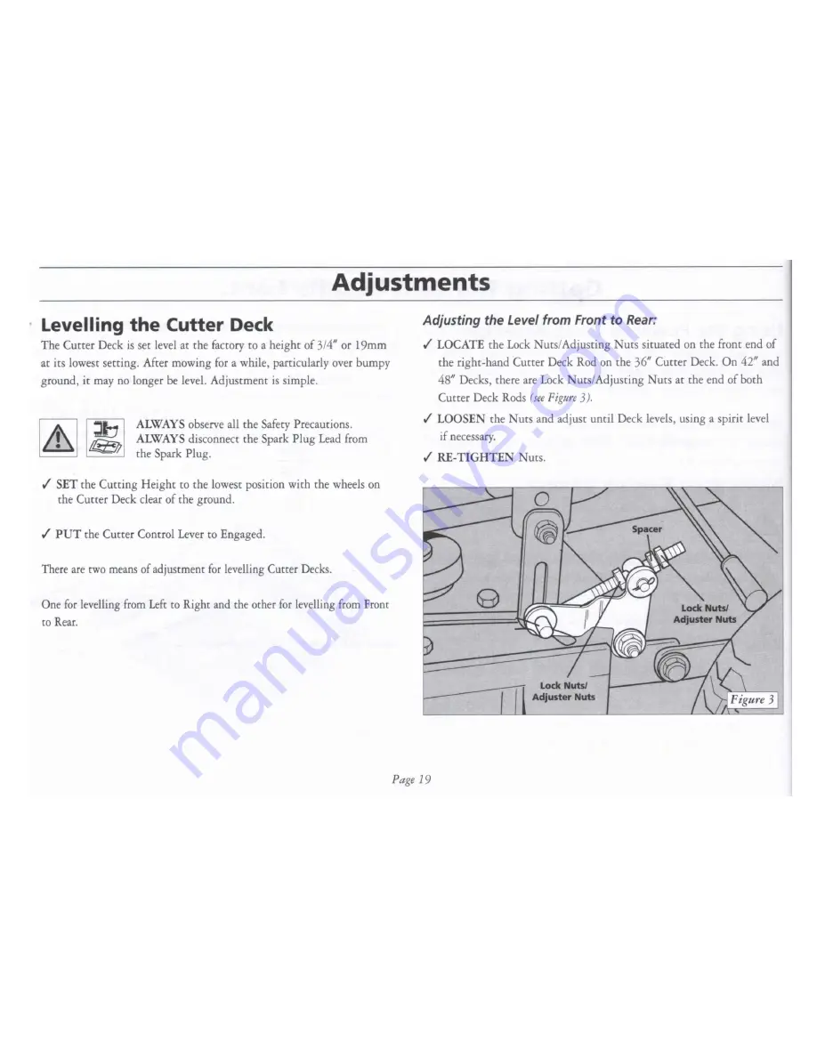 Westwood S1300/36 Operator'S Manual Download Page 21