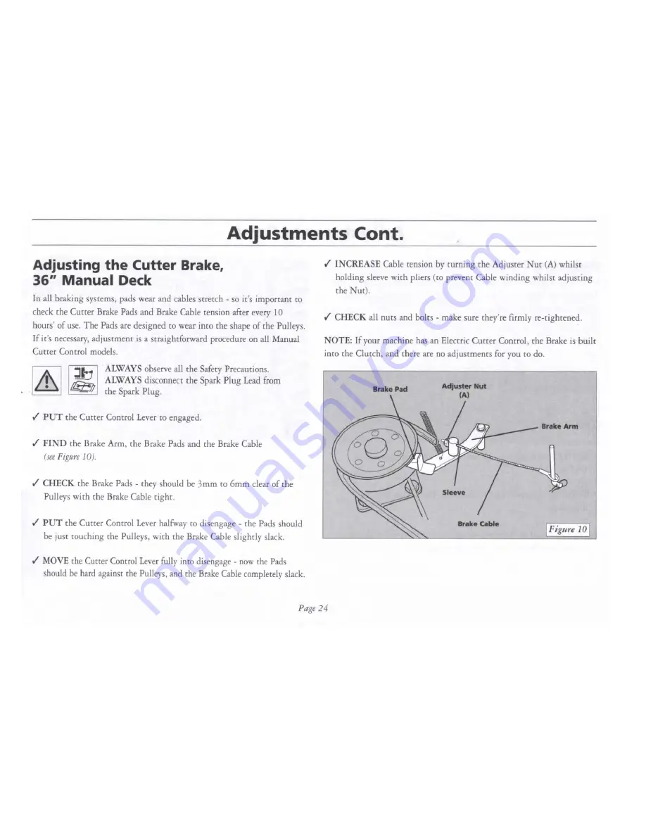 Westwood S1300/36 Operator'S Manual Download Page 26