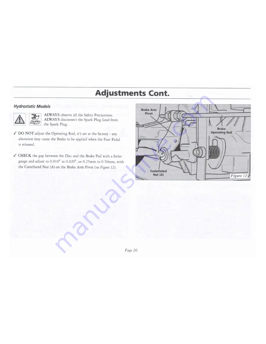 Westwood S1300/36 Operator'S Manual Download Page 28