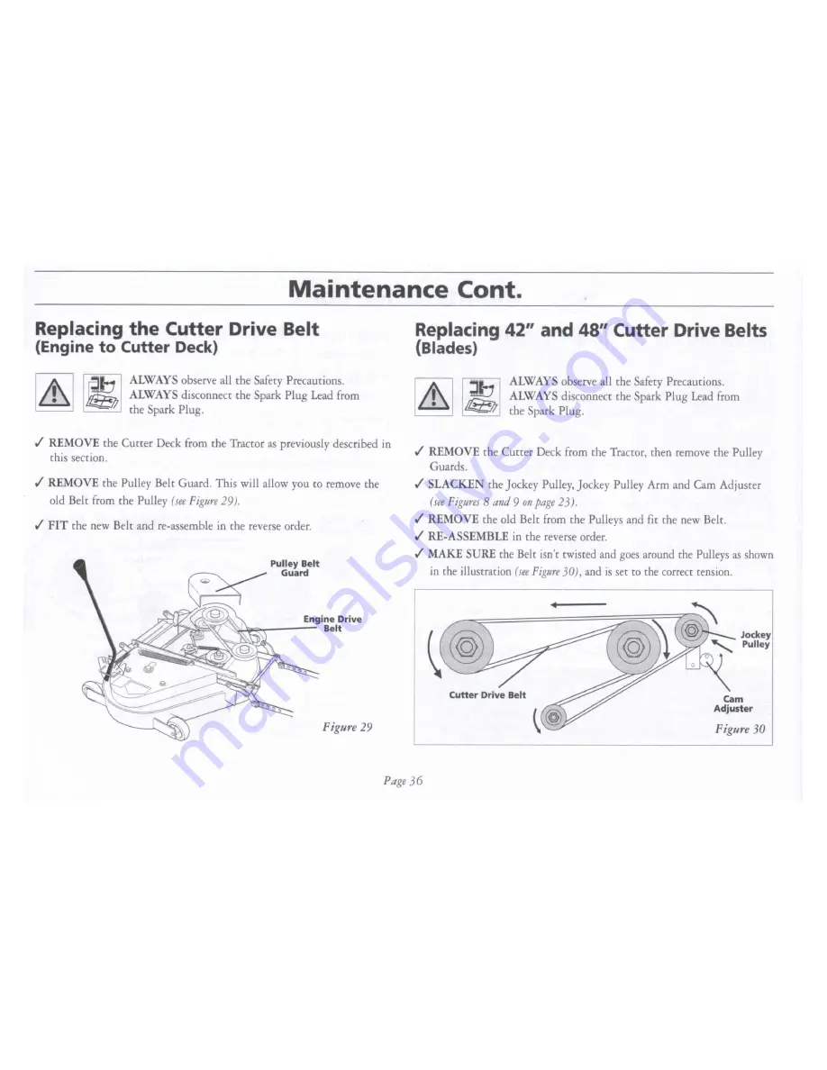 Westwood S1300/36 Operator'S Manual Download Page 38