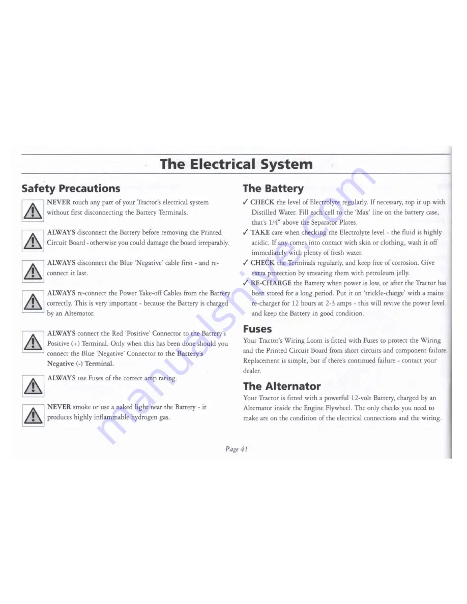 Westwood S1300/36 Operator'S Manual Download Page 43