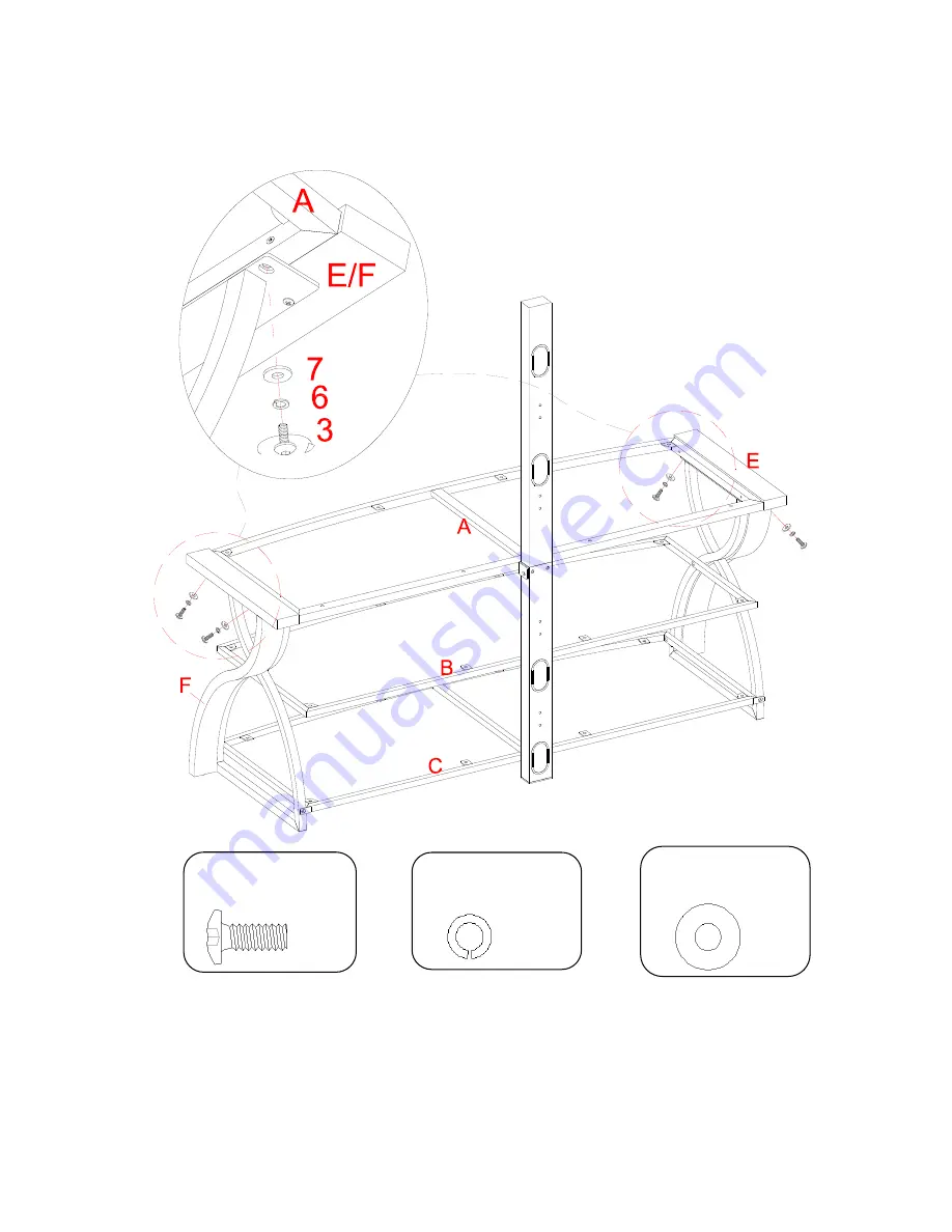 Whalen BBXL54NV Assembly Manual Download Page 7