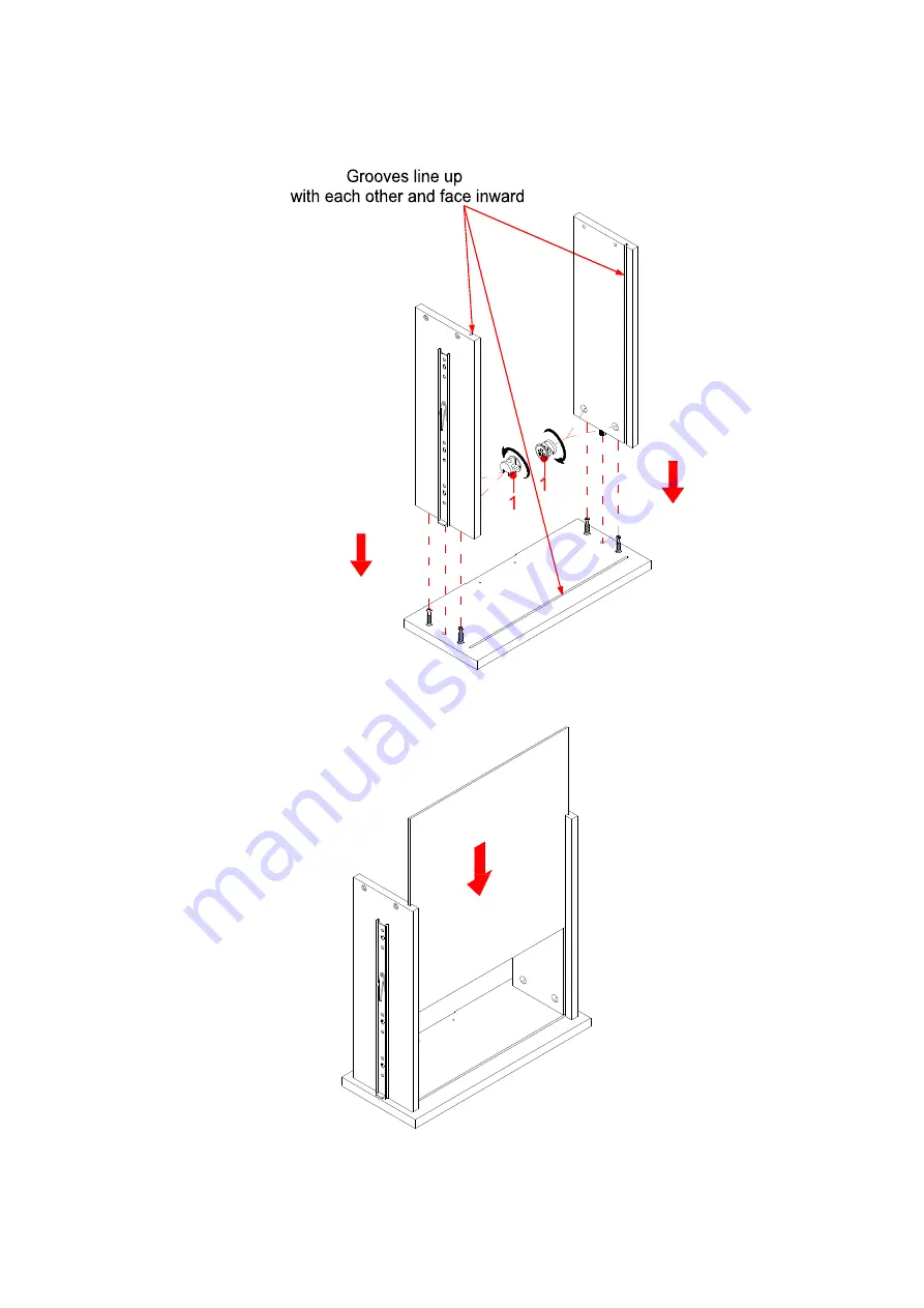 Whalen Devon File EC-DEDF Assembly Instructions Manual Download Page 7