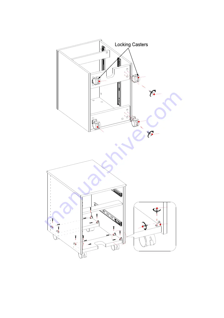 Whalen Devon File EC-DEDF Assembly Instructions Manual Download Page 18