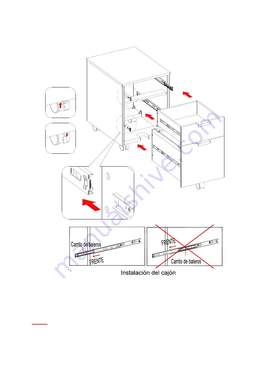 Whalen Devon File EC-DEDF Assembly Instructions Manual Download Page 59