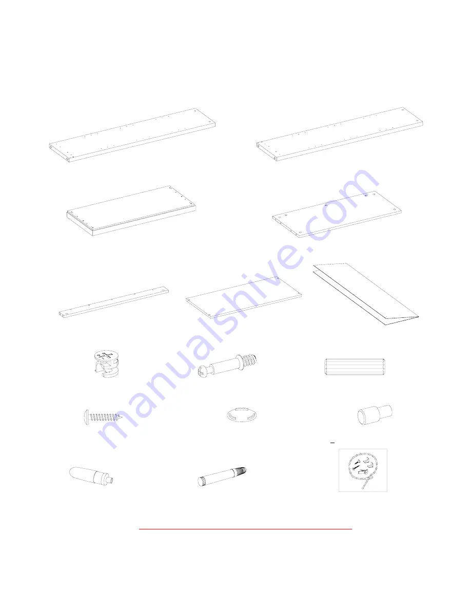 Whalen Legeant Bookcase Instruction Manual Download Page 3