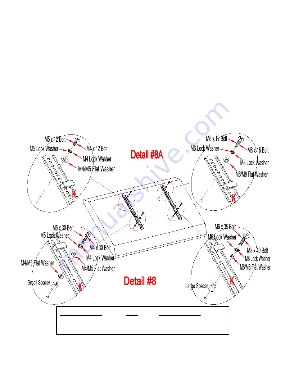 Whalen SMXL-6 Assembly Manual Download Page 12