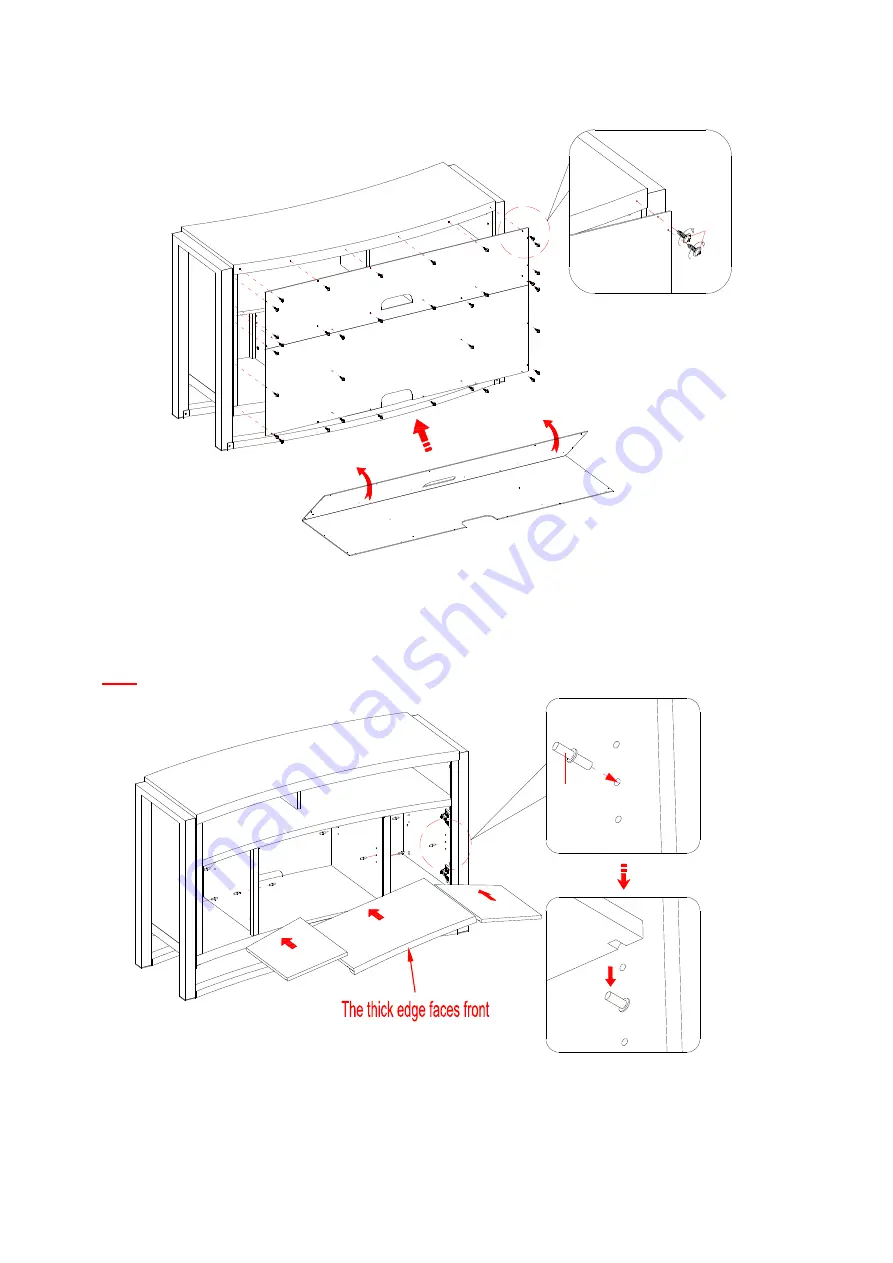 Whalen TV Console BBAVCL54-SMB Скачать руководство пользователя страница 11