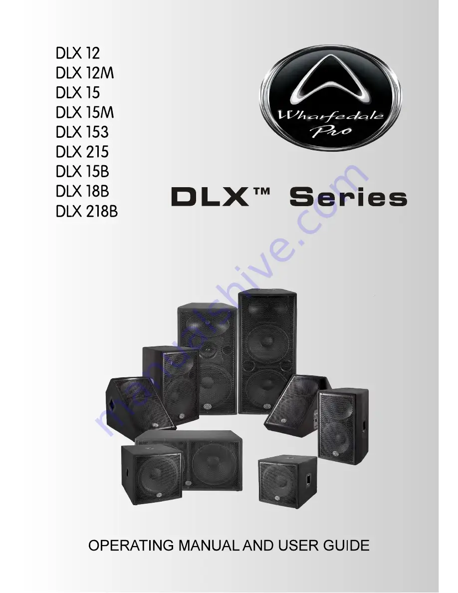 Wharfedale Pro DLX 12 Скачать руководство пользователя страница 1