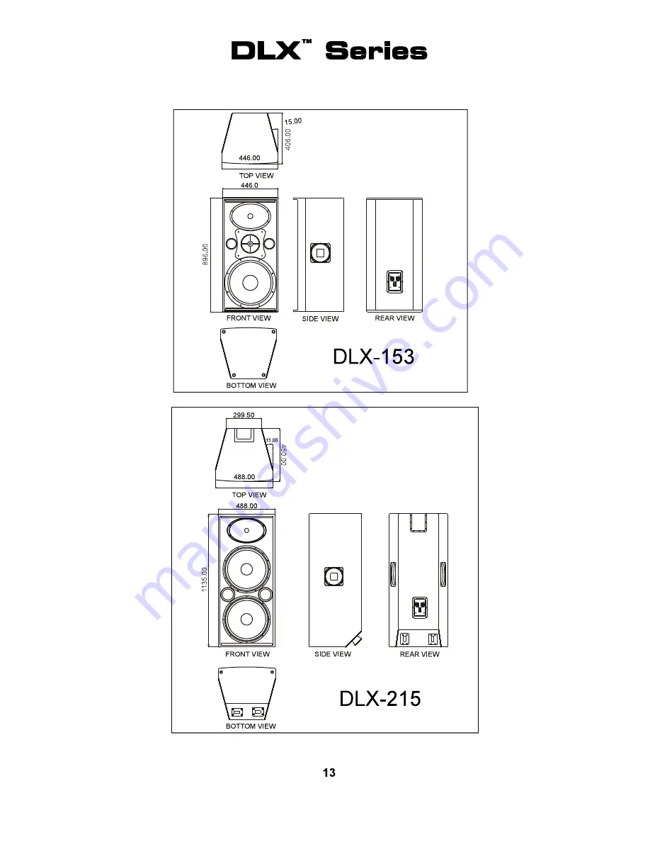 Wharfedale Pro DLX 12 Operating Manual Download Page 15