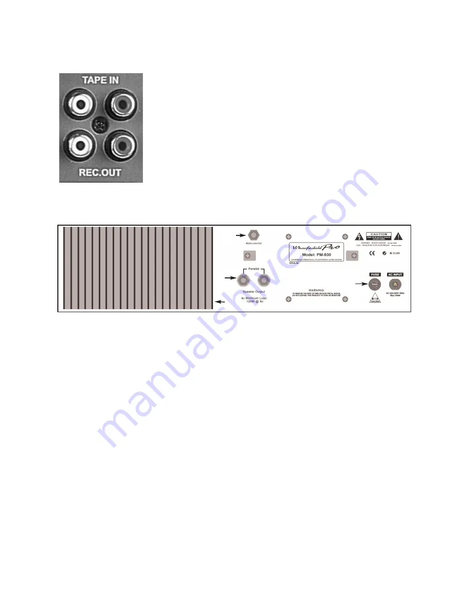 Wharfedale Pro PM 500 System Manual Download Page 8