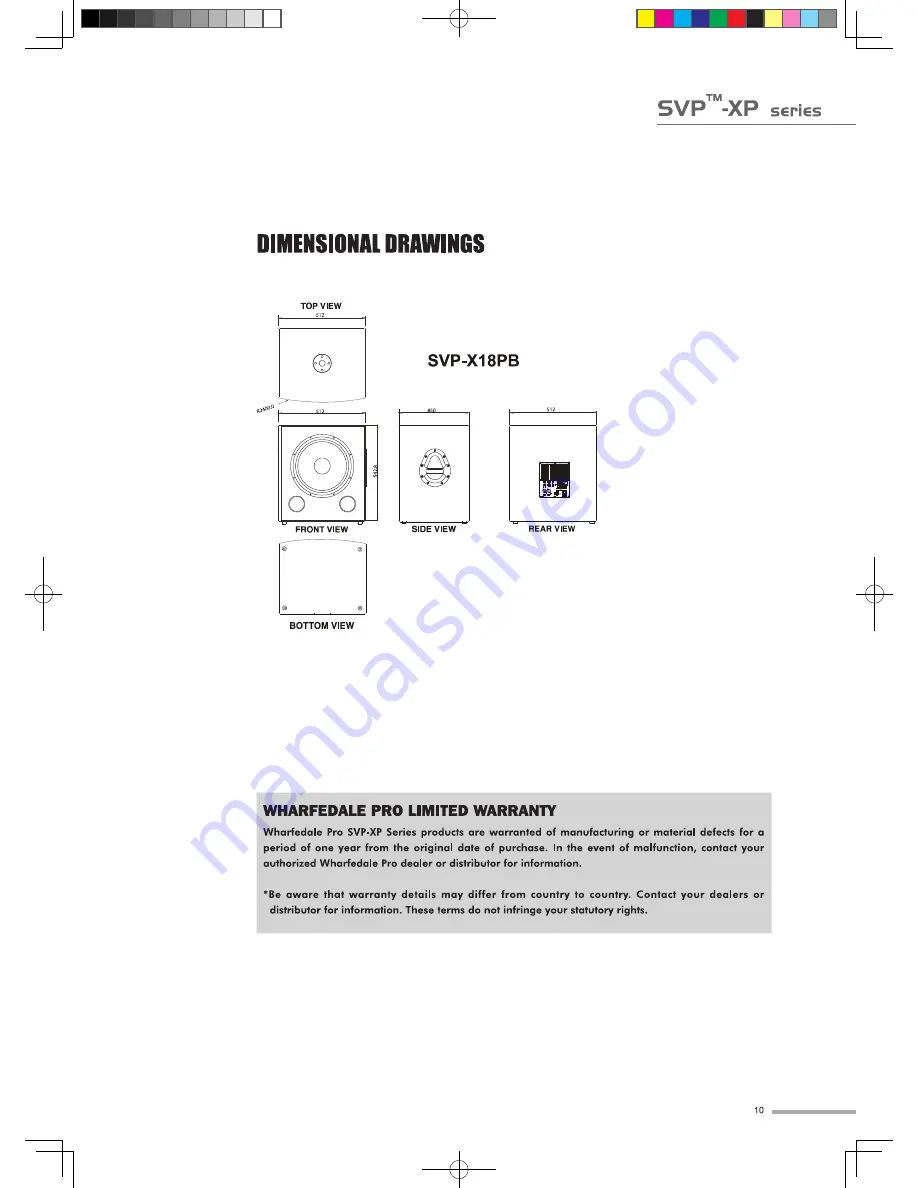 Wharfedale Pro SVP-X12PM Скачать руководство пользователя страница 11