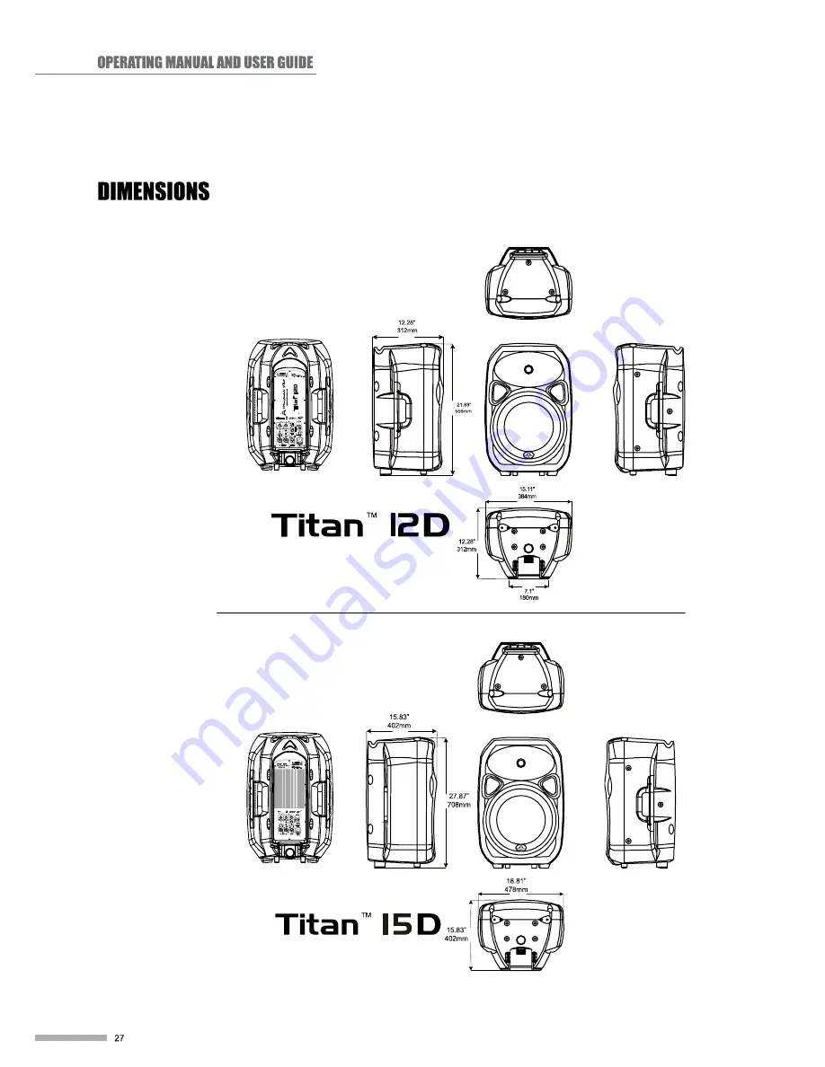 Wharfedale Pro Titan 15 Passive Скачать руководство пользователя страница 28