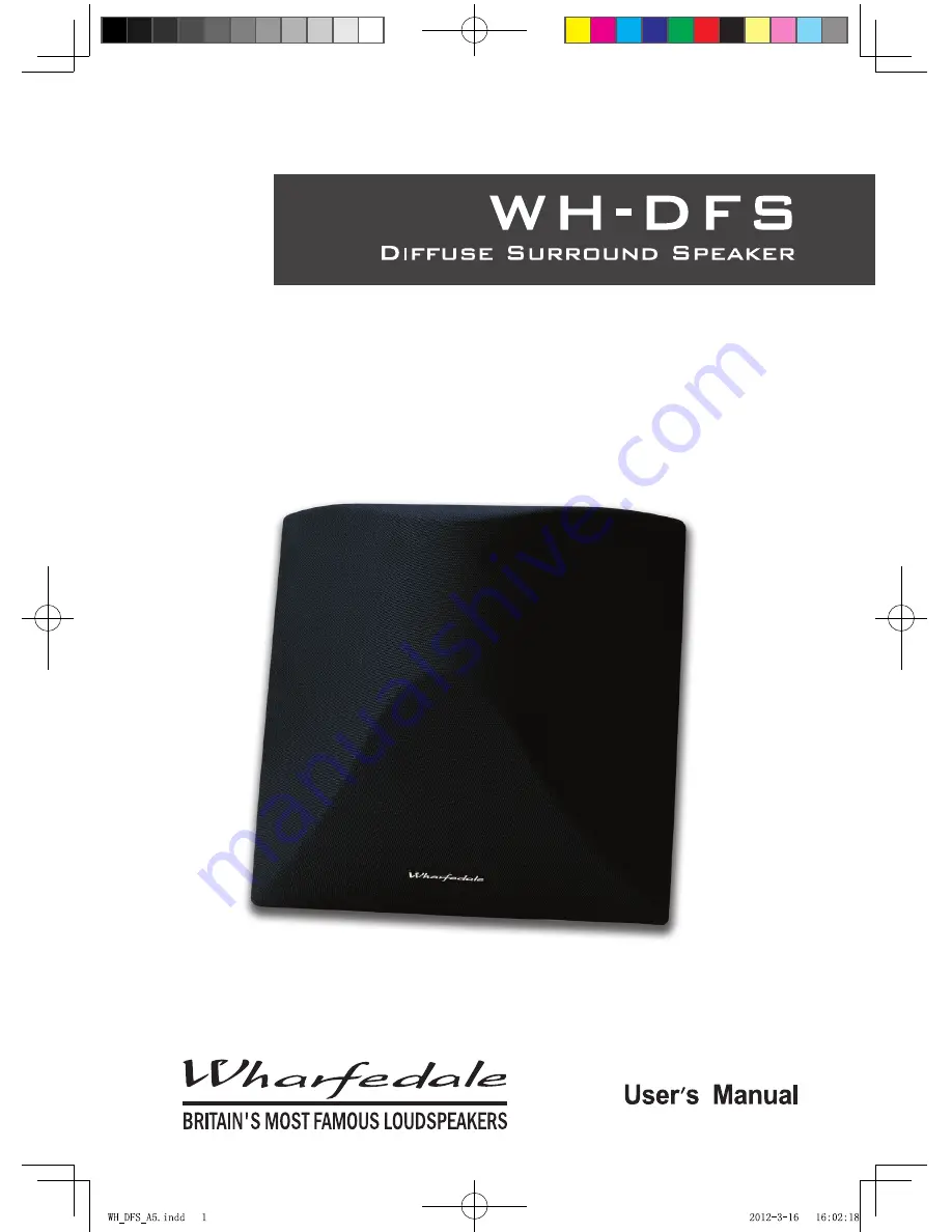 Wharfedale Pro WH-DFS User Manual Download Page 1