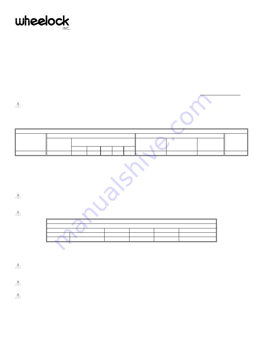 Wheelock E70-24MCW Installation Instructions Download Page 1