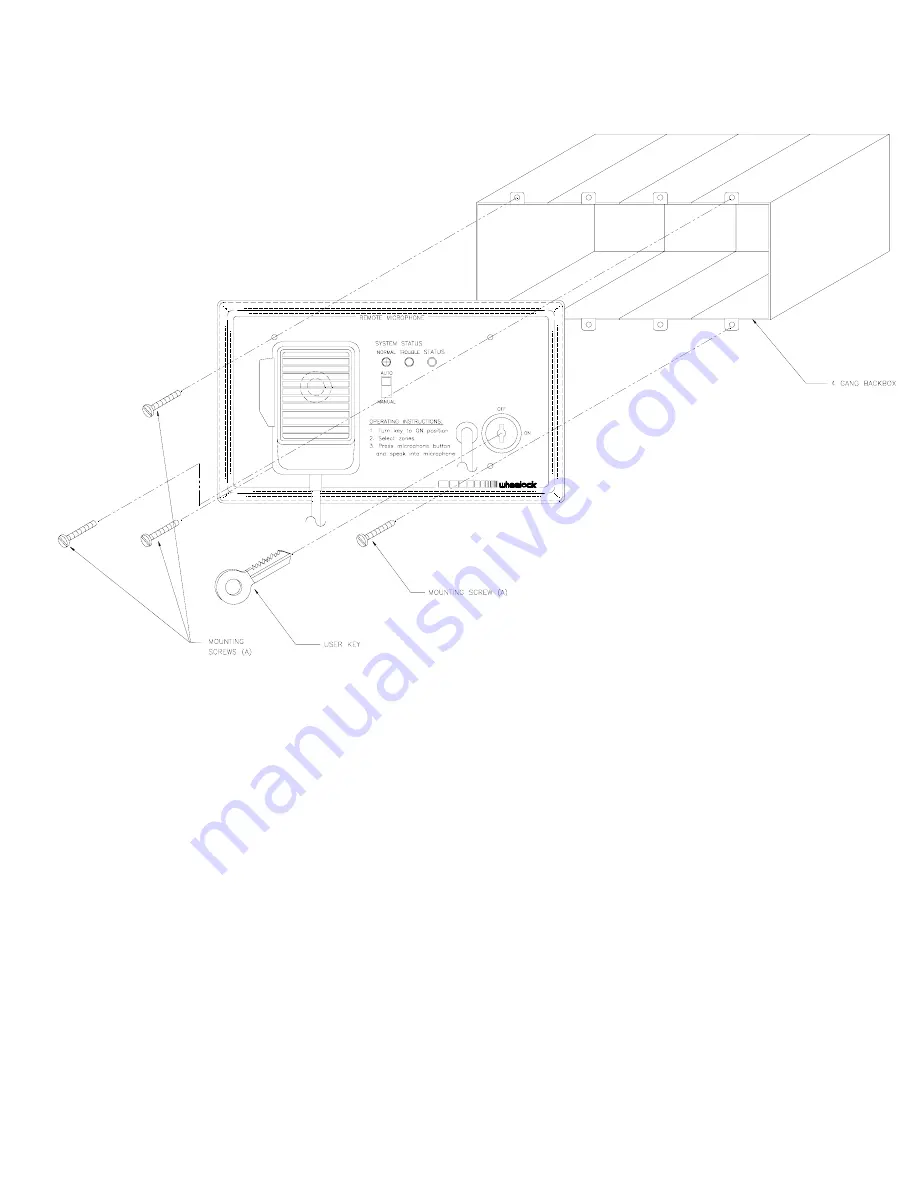 Wheelock RMS-2B Installation Instructions Download Page 2