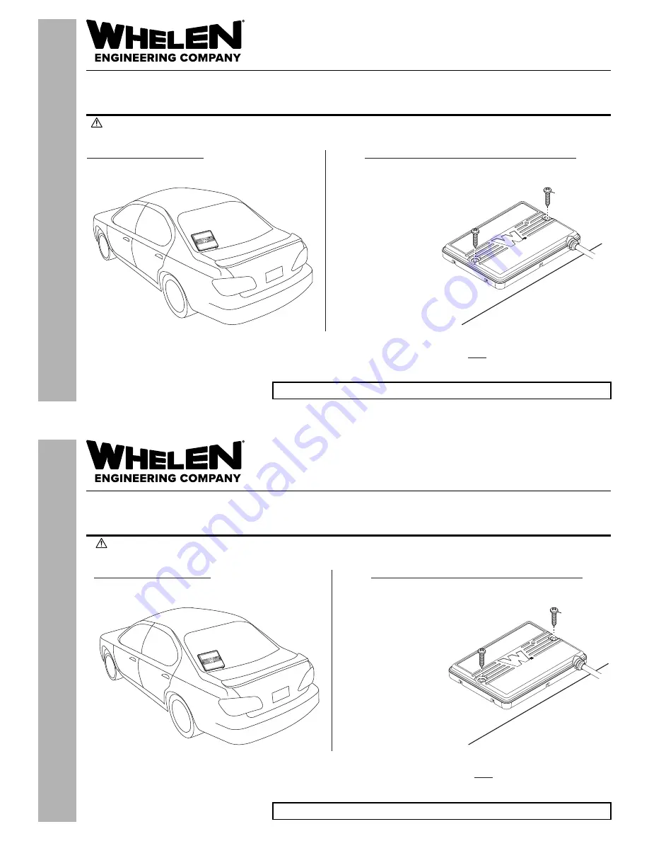 Whelen Engineering Company WeCanX V2V Скачать руководство пользователя страница 1