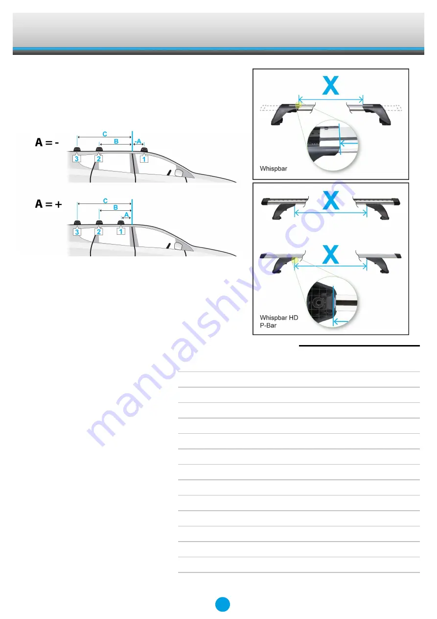 Whispbar K423W Fitting Instructions Manual Download Page 4