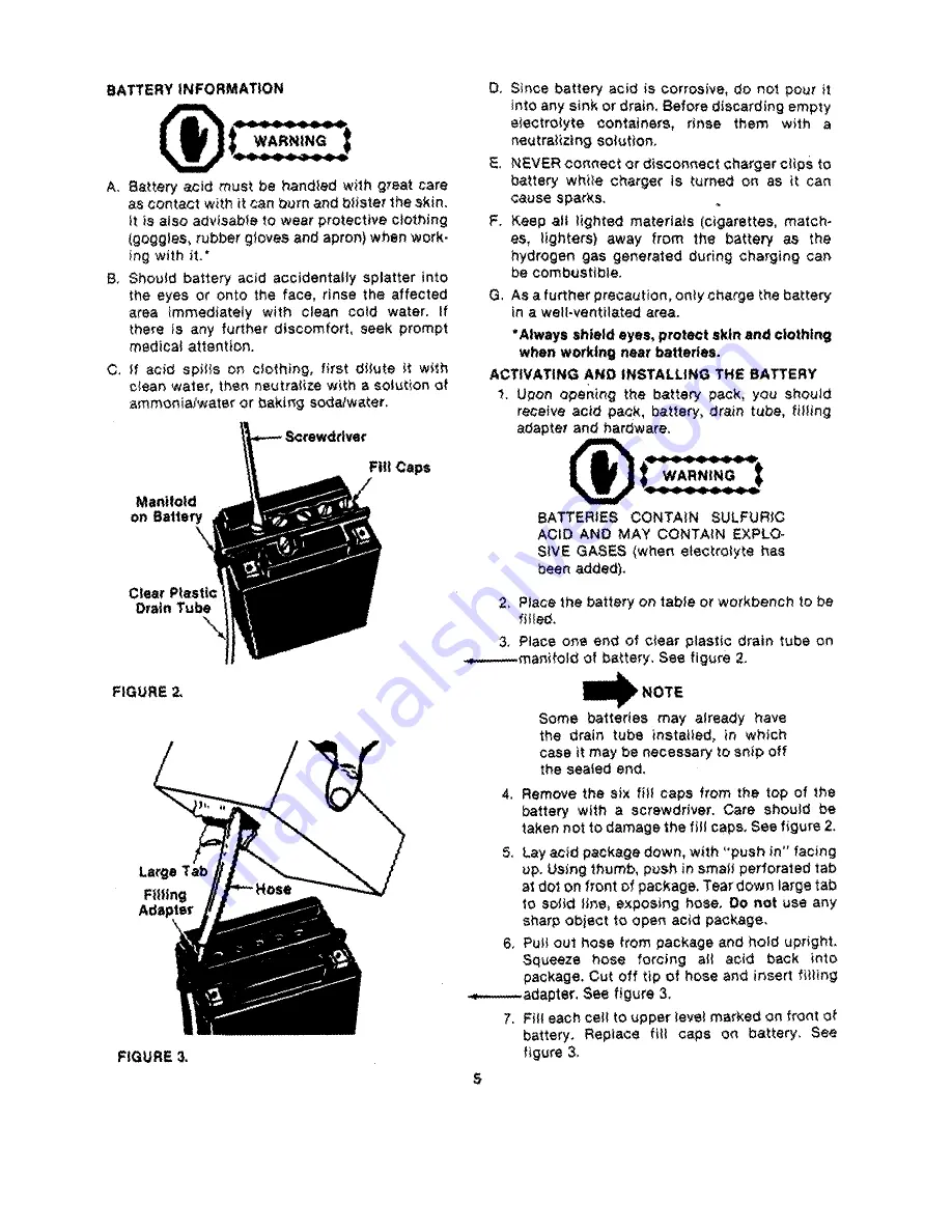 White Outdoor YARD BOSS LT-110 Instruction Manual And Parts List Download Page 5