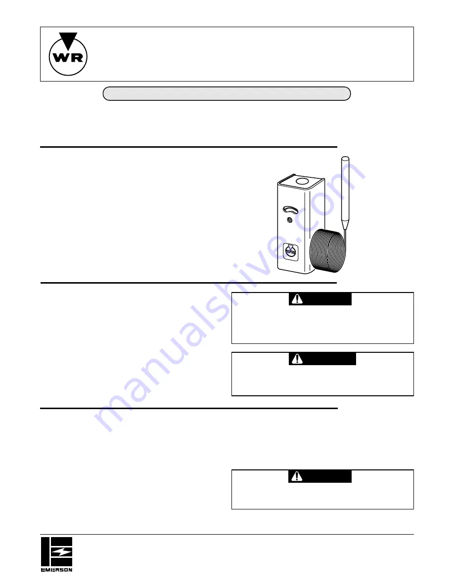 White Rodgers 11D82 Installation Instructions Download Page 1