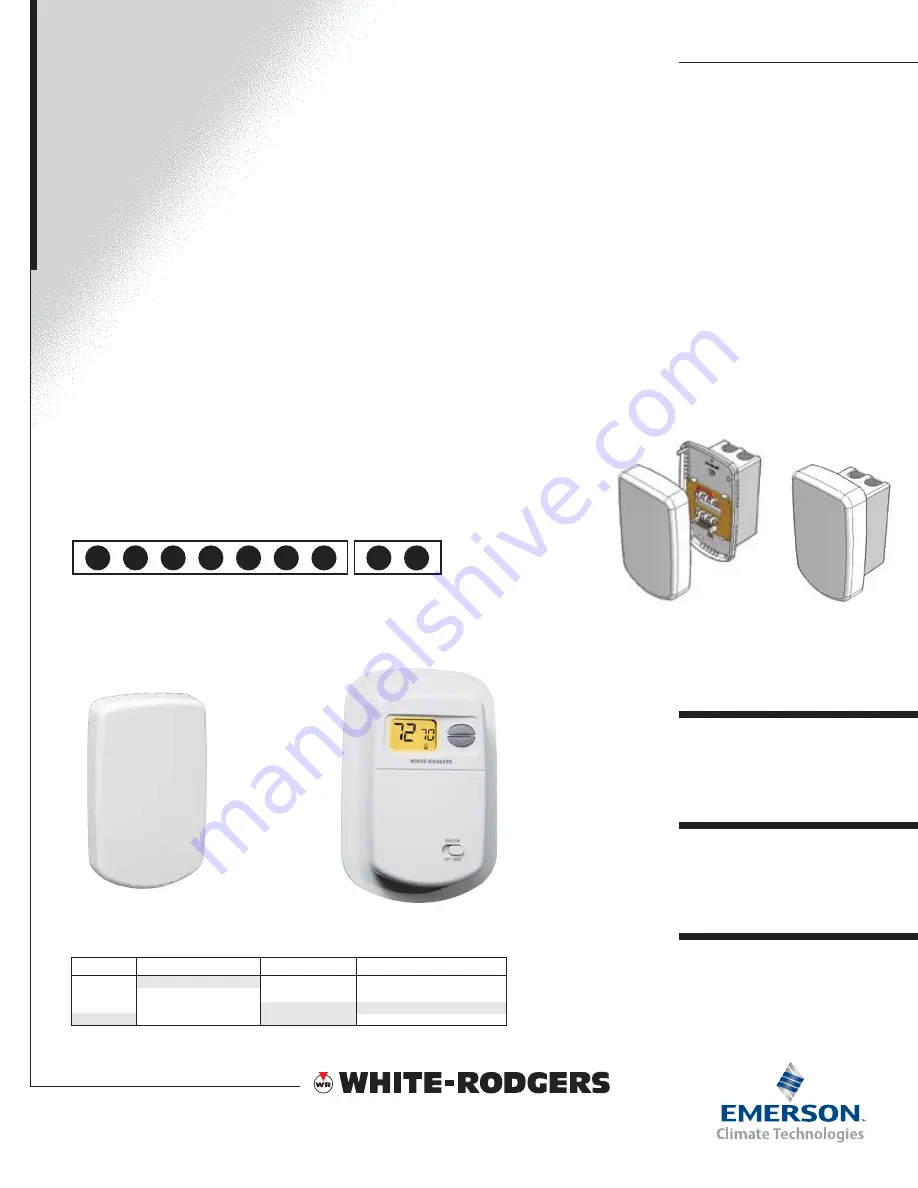 White Rodgers 1E78-140 Brochure & Specs Download Page 2