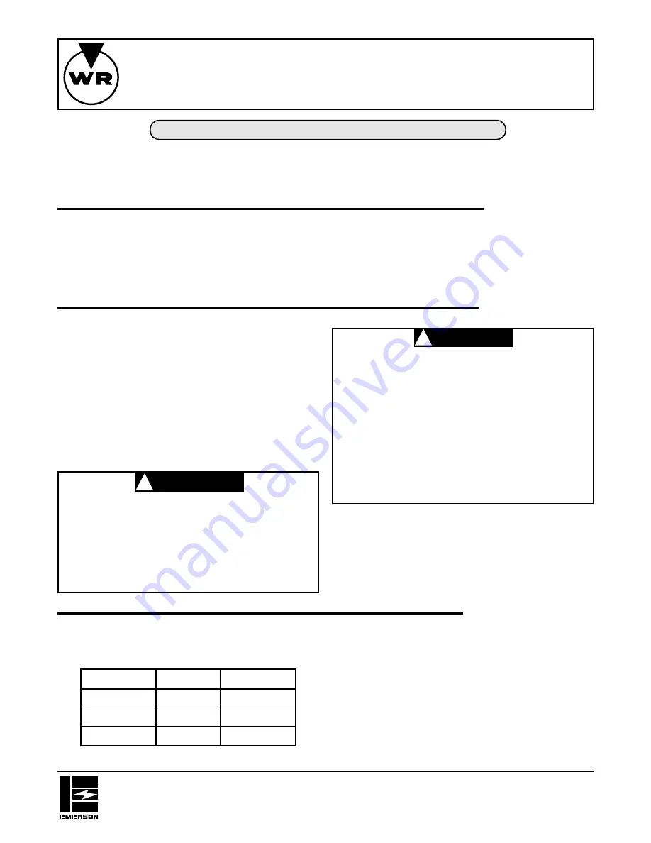 White Rodgers 755-50 Installation Instructions Manual Download Page 1