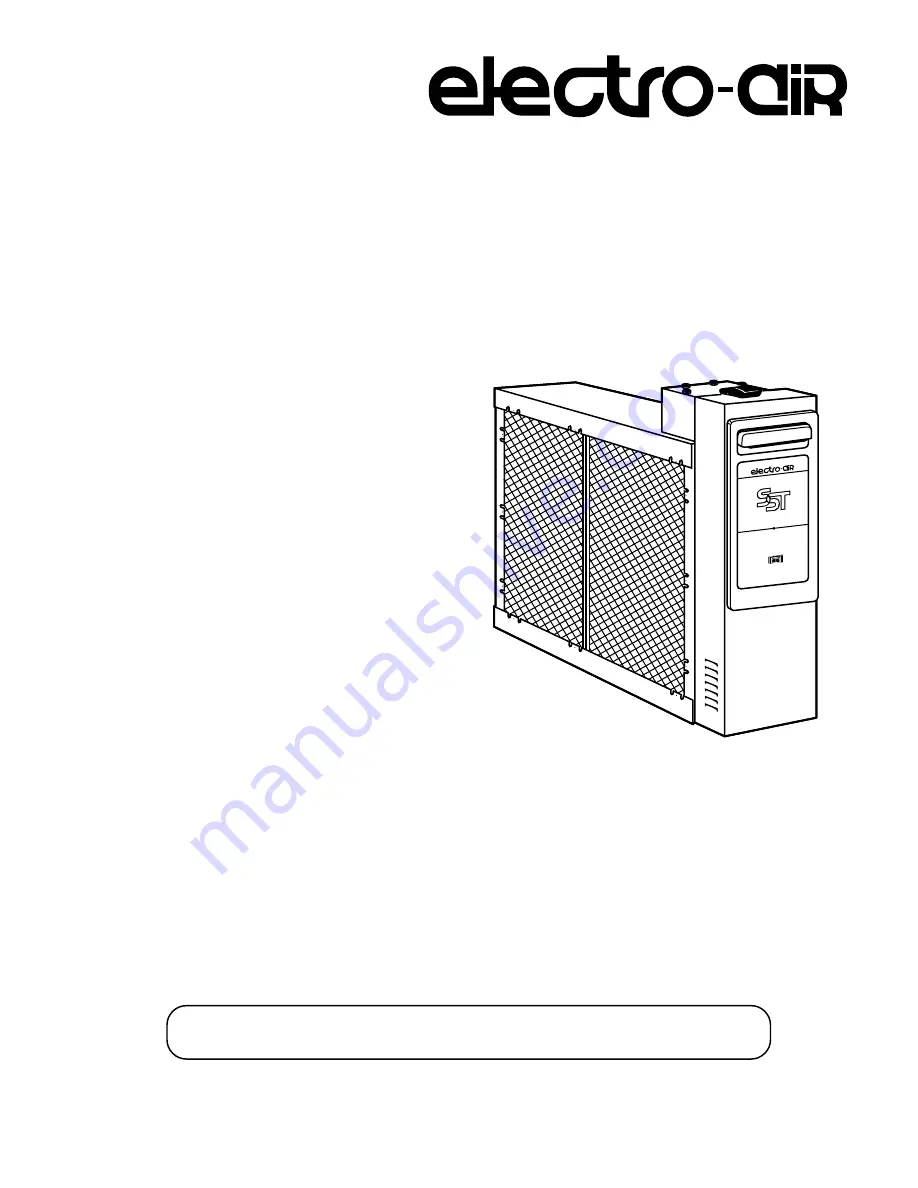 White Rodgers Electro-Air 10C27S-010 Скачать руководство пользователя страница 1