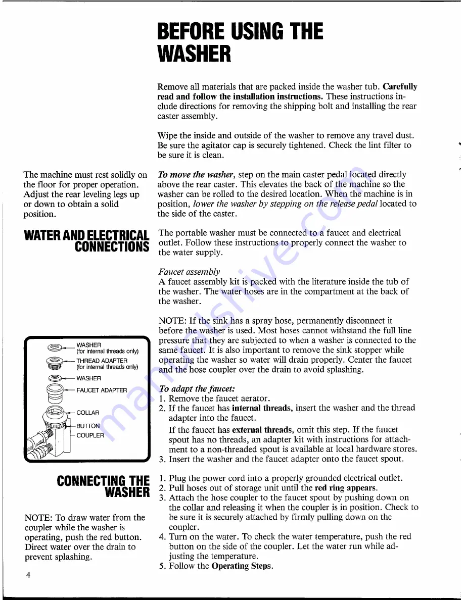 White-Westinghouse LC590E Owner'S Manual Download Page 4