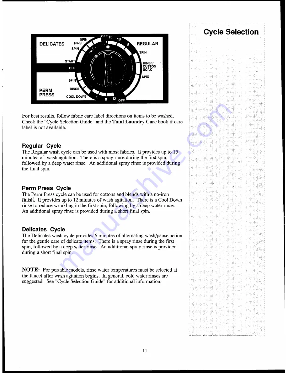 White-Westinghouse SpaceMates LC400R Owner'S Manual Download Page 11