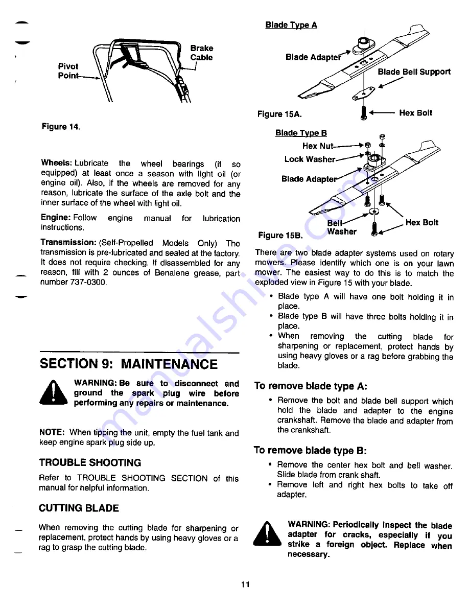 White 11A-106F190 Owner'S Manual Download Page 11