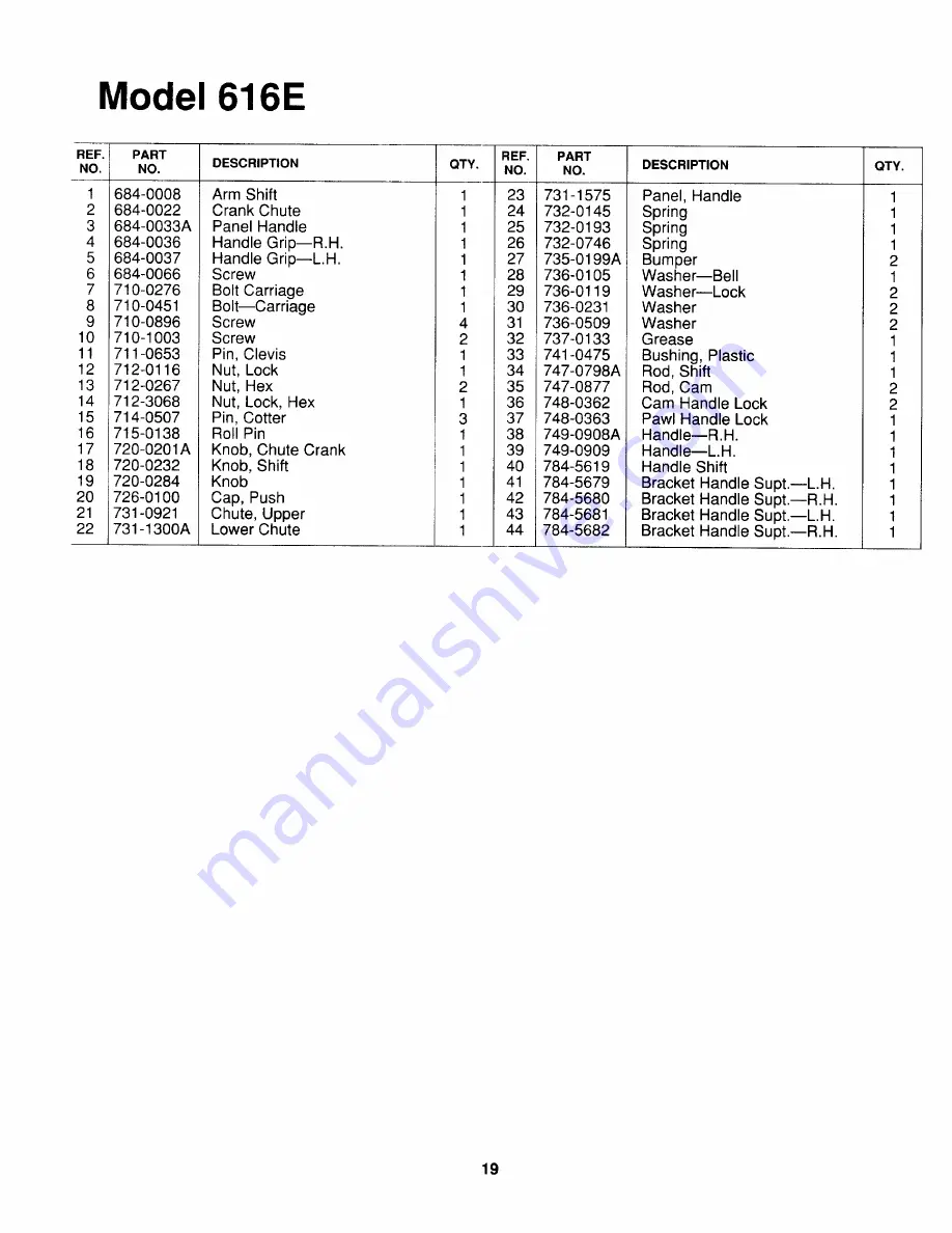 White 316-616E190 User Manual Download Page 19