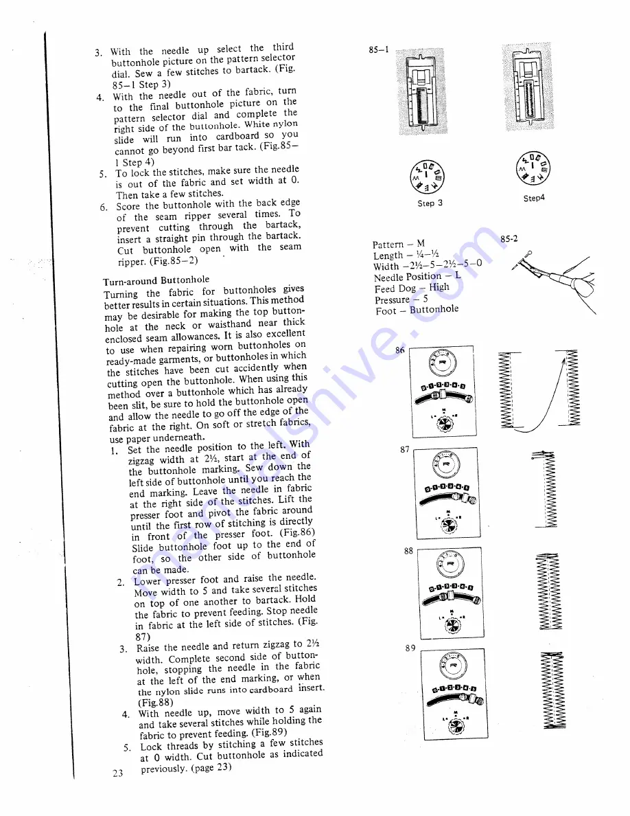 White Rotary 1202 User Manual Download Page 25